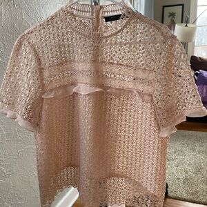 Ballerina Core Lace Pink Top